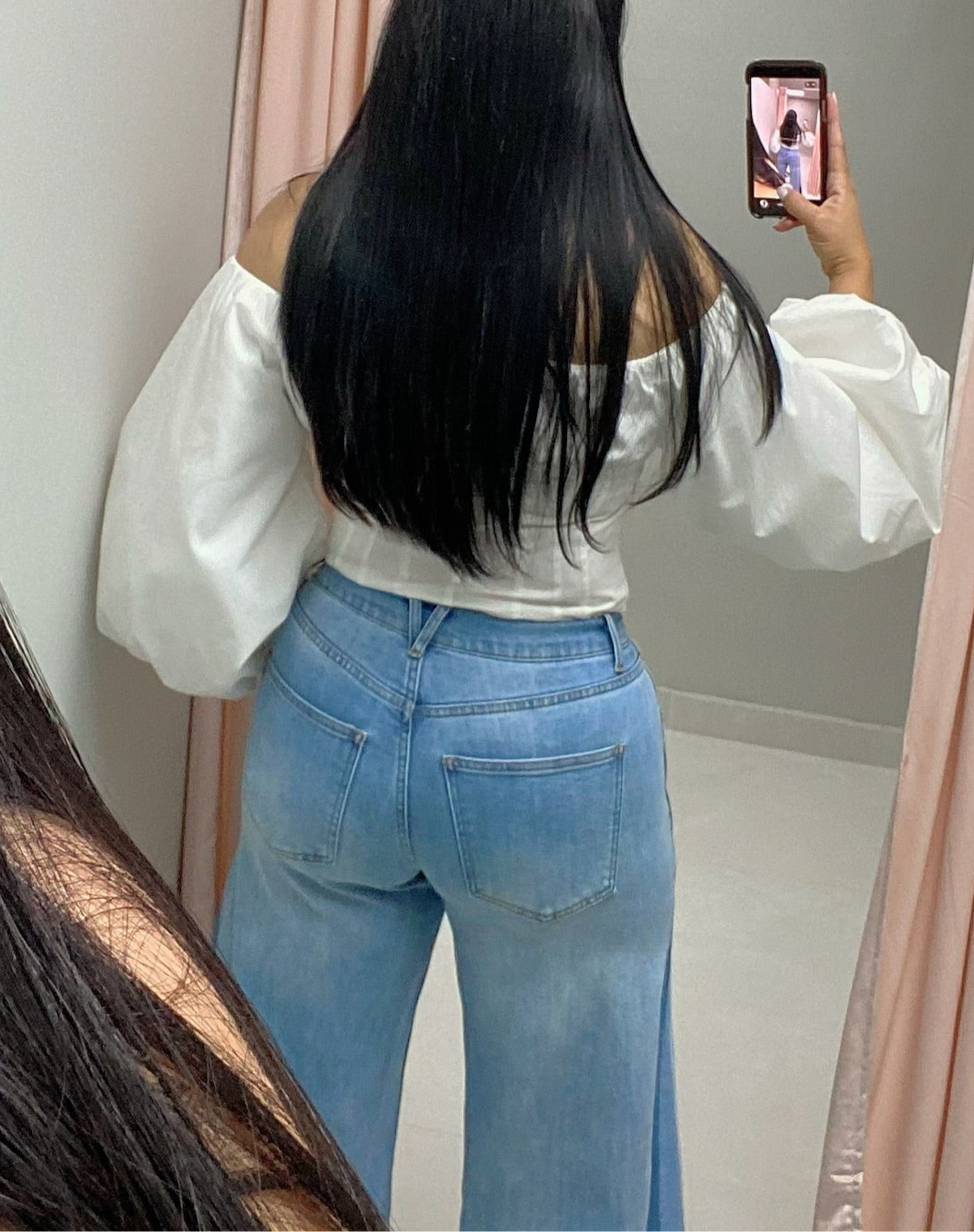 Élan Wide Leg Denim Pants