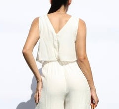 Cecille White Jumpsuit