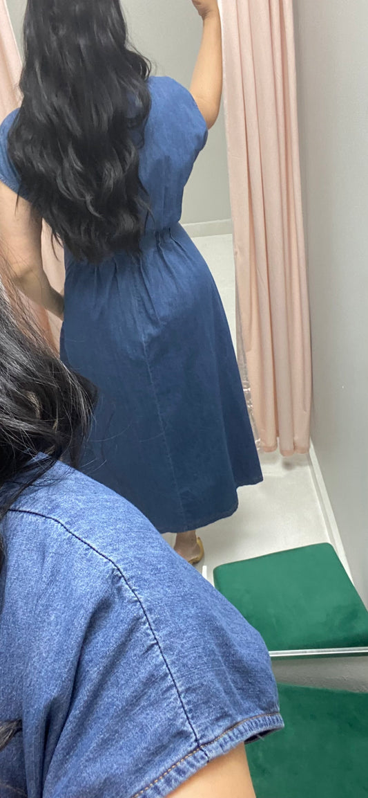 Sienna Denim Midi Dress
