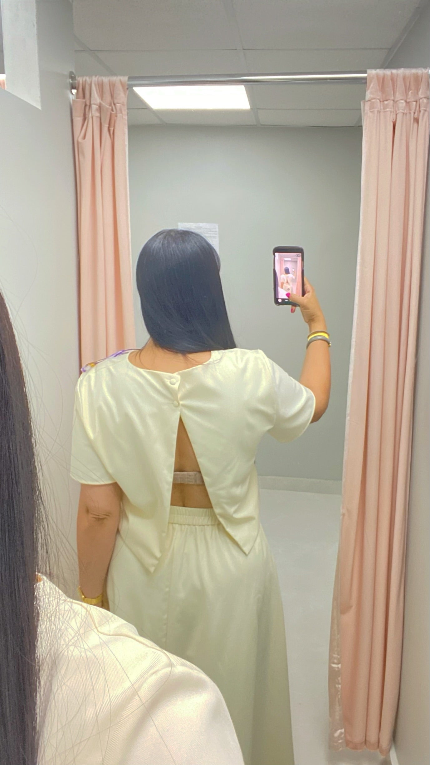 Kassandra Apricot Skirt Set