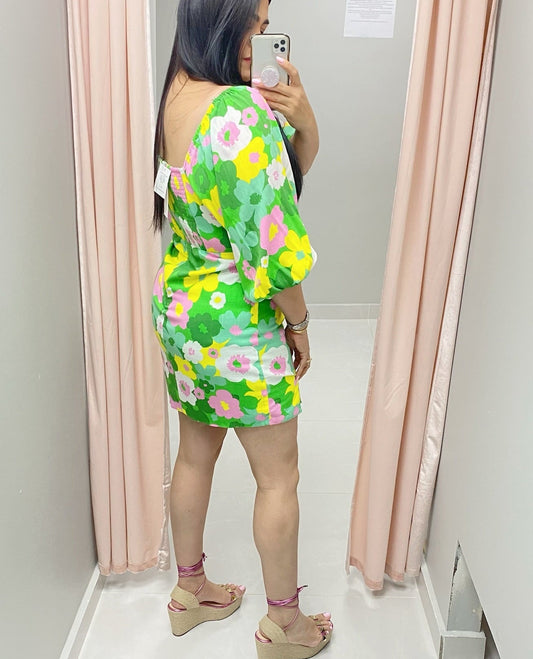 Veronica Floral Mini Dress