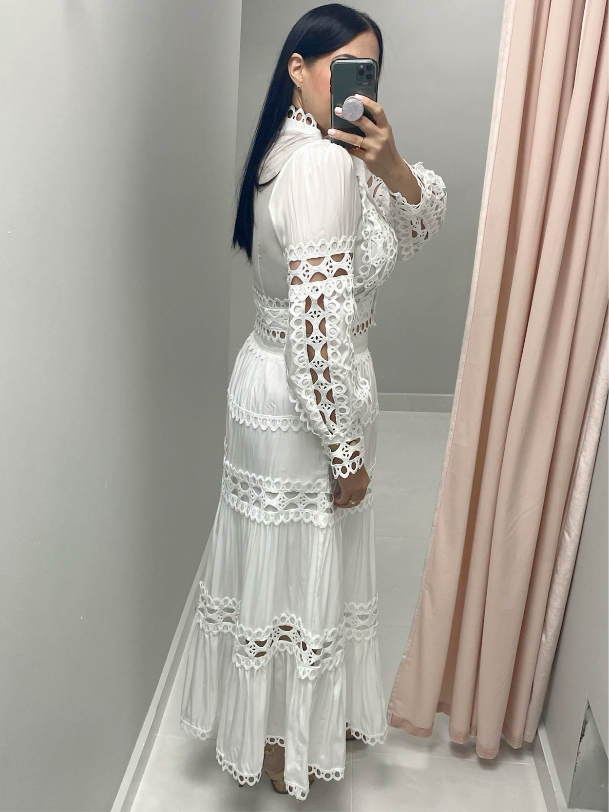 Crochet White Skirt Set