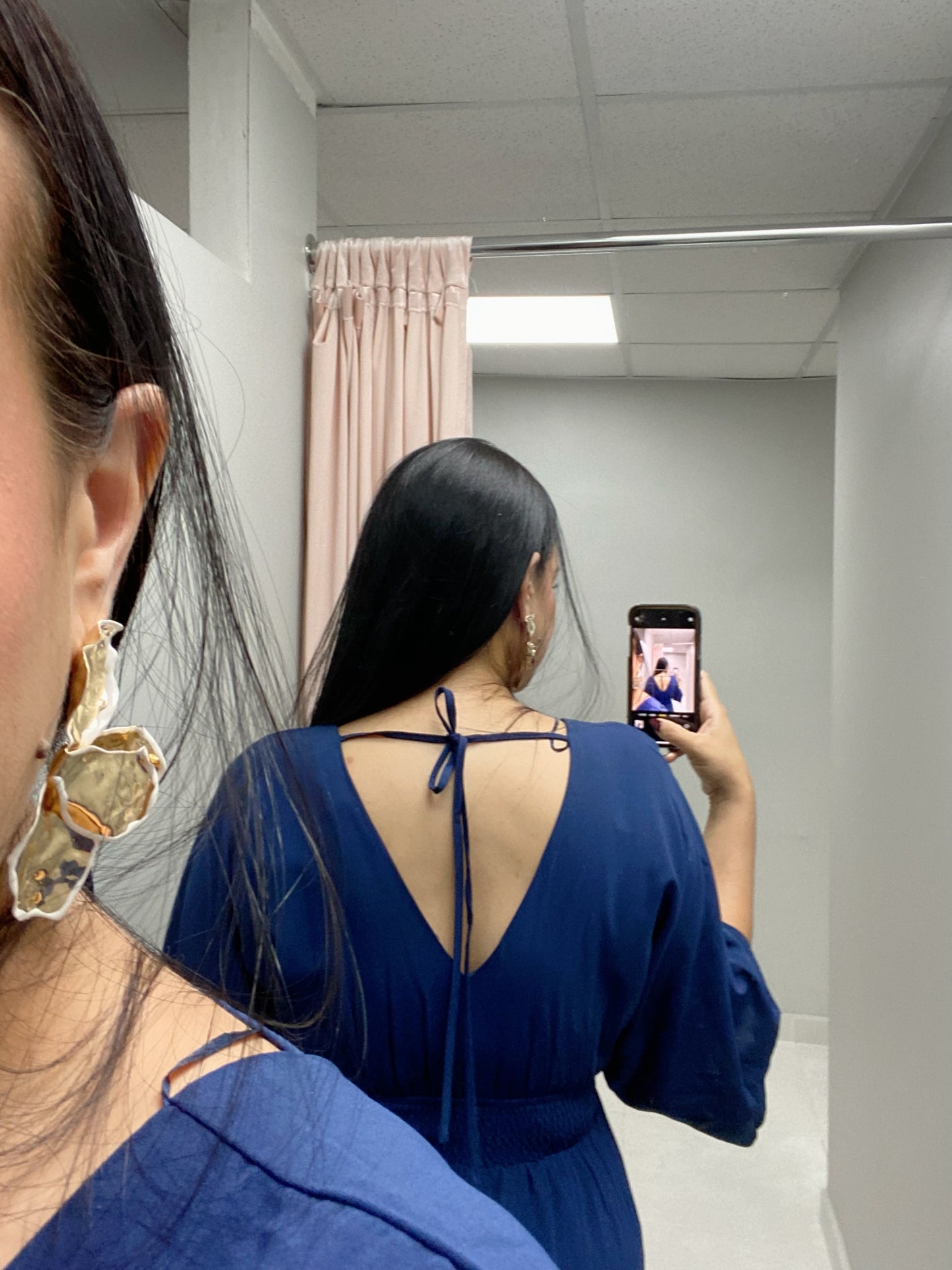 Arlene Navy Jumpsuit