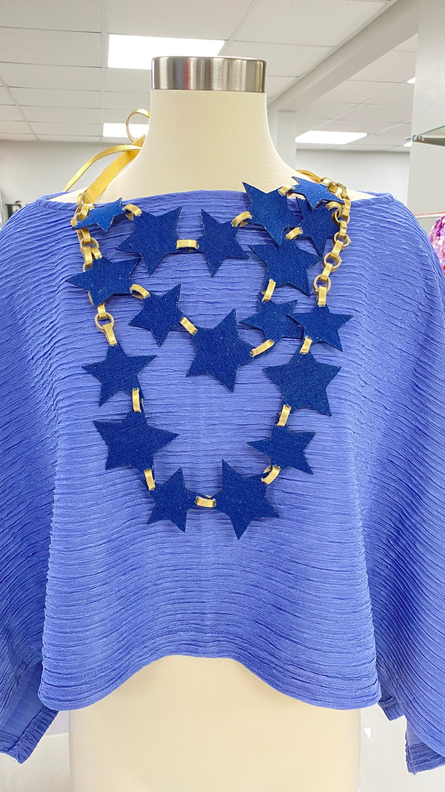 Stars Leather Necklace
