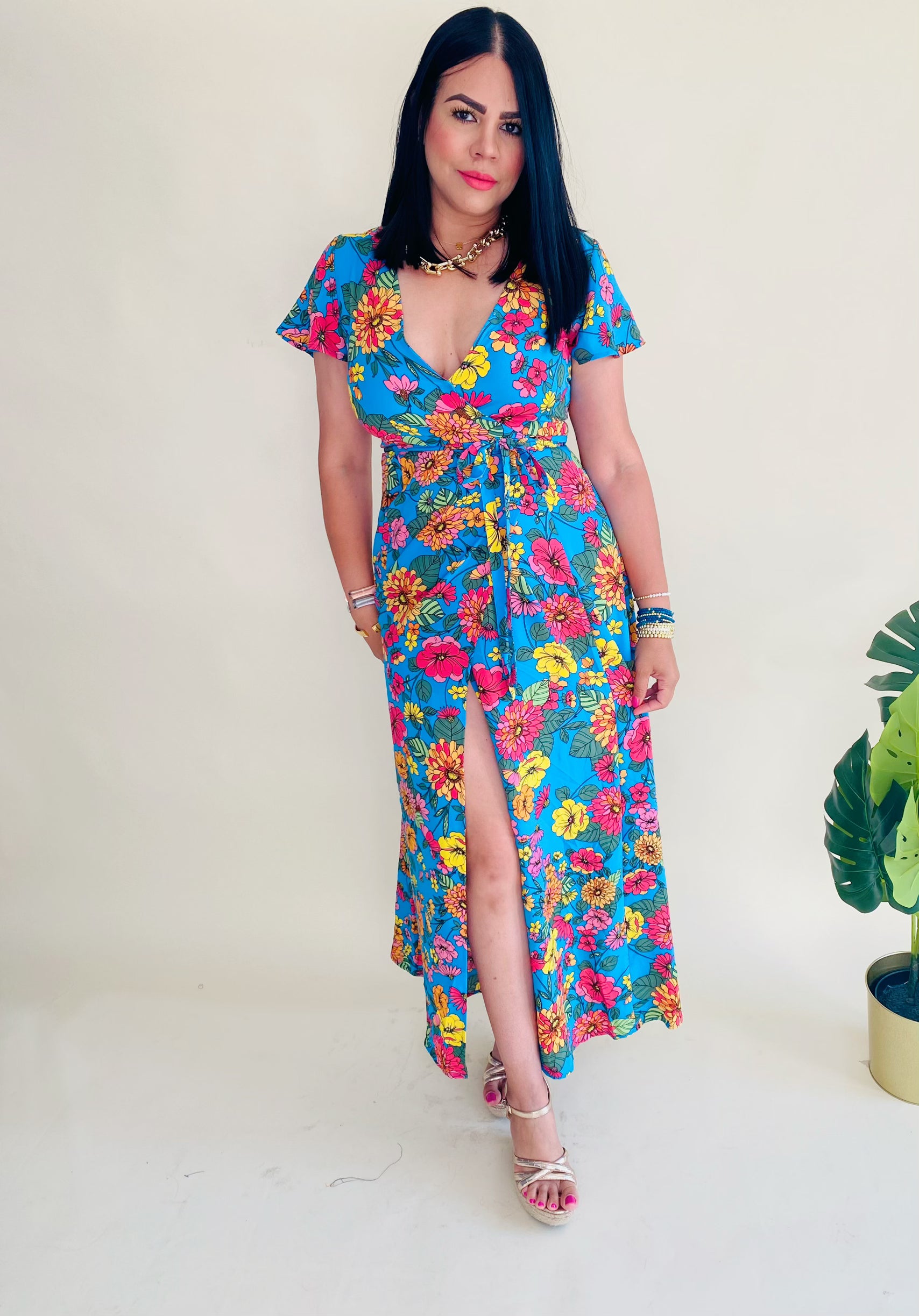 emeraude maxi dress Twiggy Floral Maxi Dress