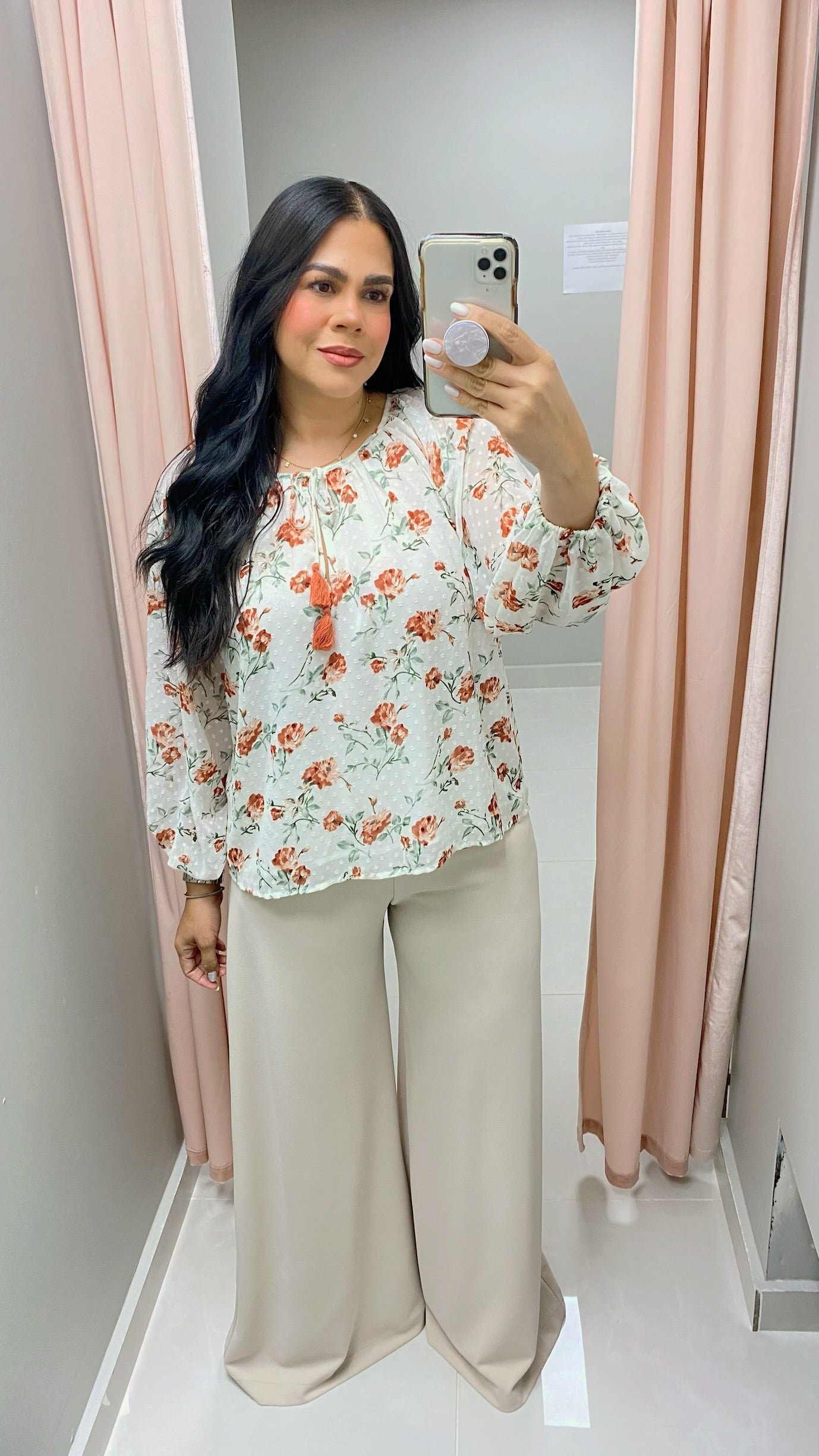 Peach Blossom Blouse