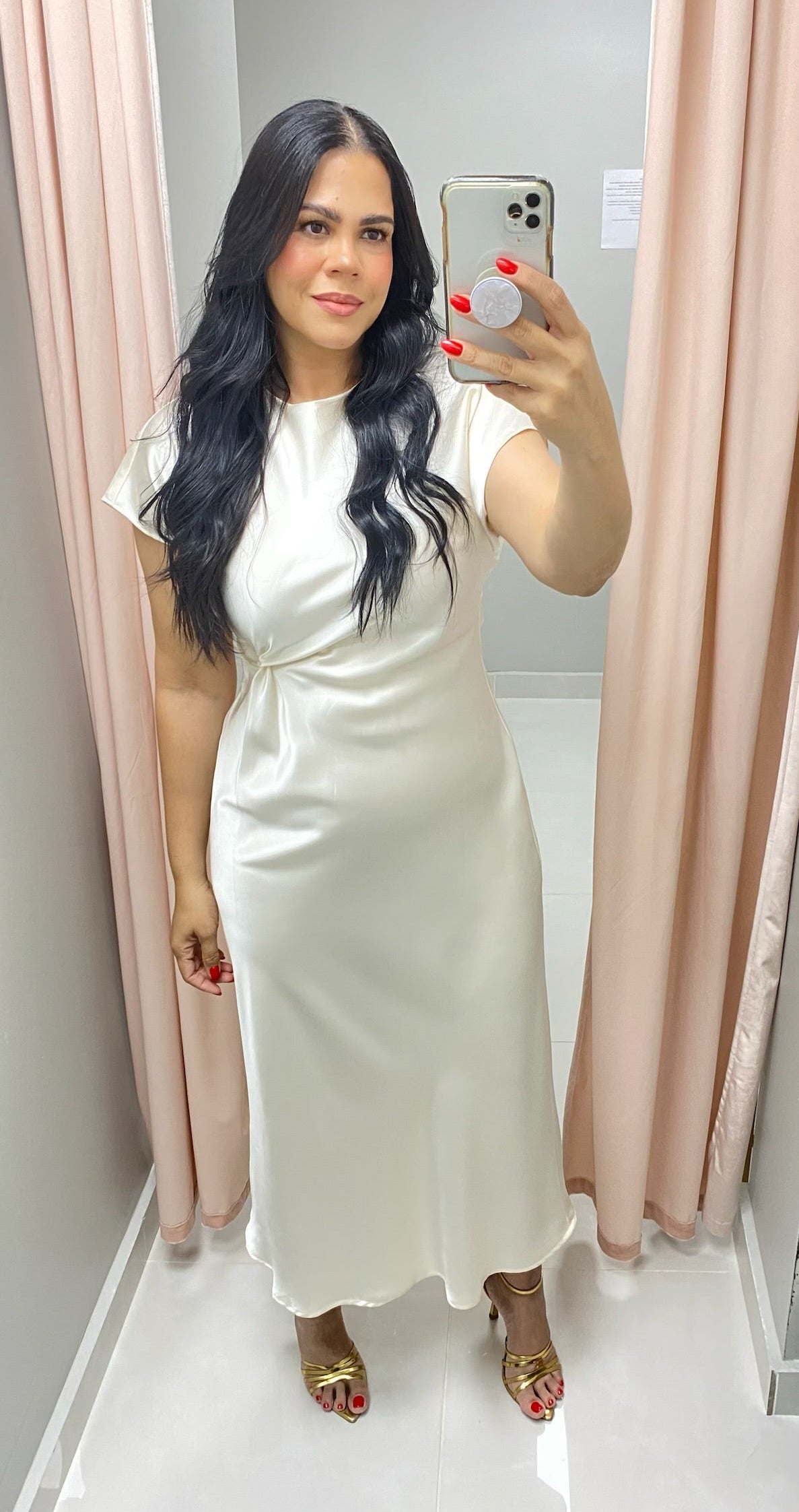 Candace Vanilla Dress