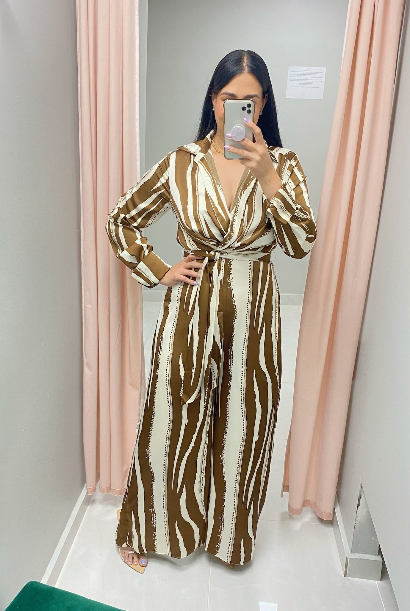 Aria Brown Jumpsuit