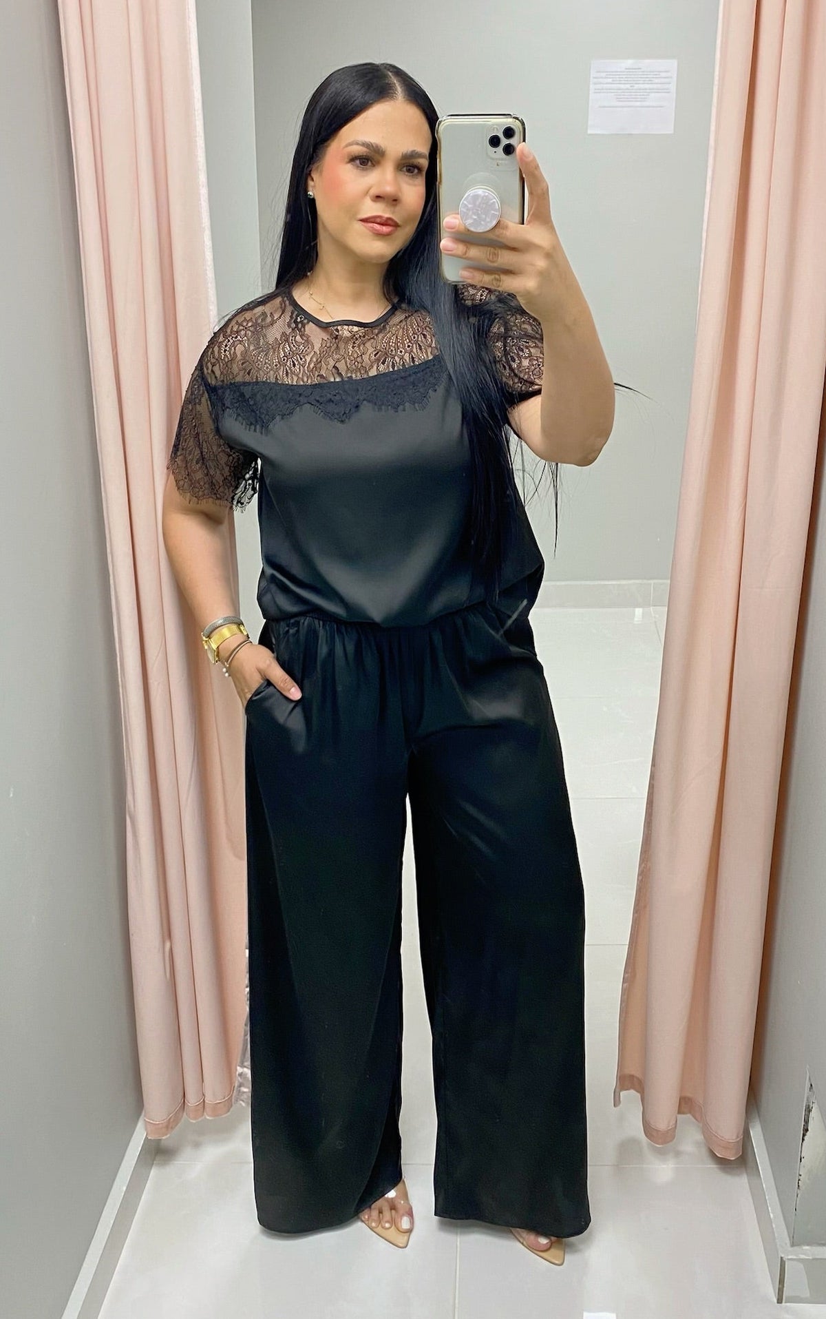Norma Black Pant Set
