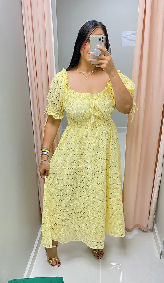 Amalia  Yellow Dress