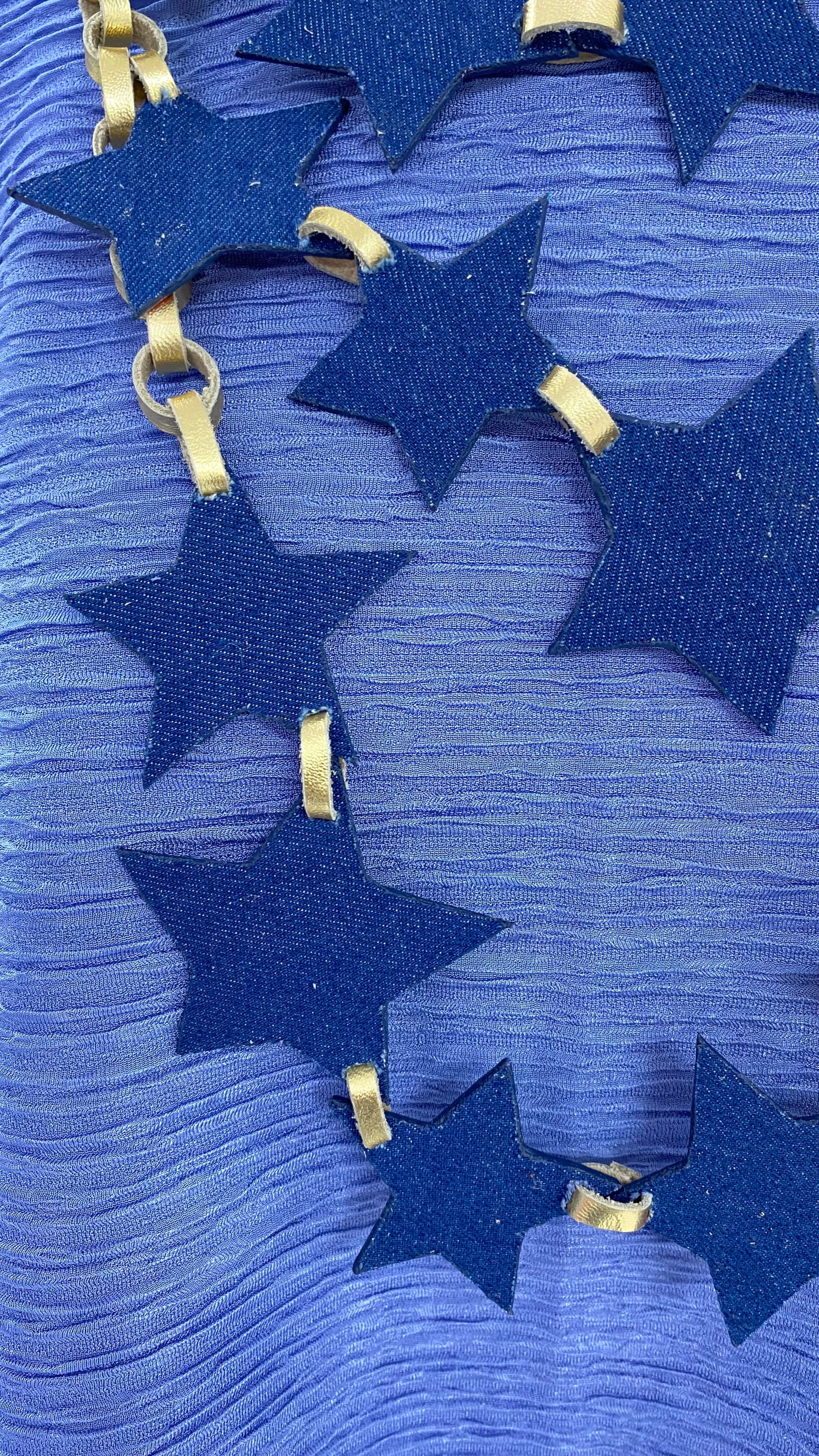 Stars Leather Necklace