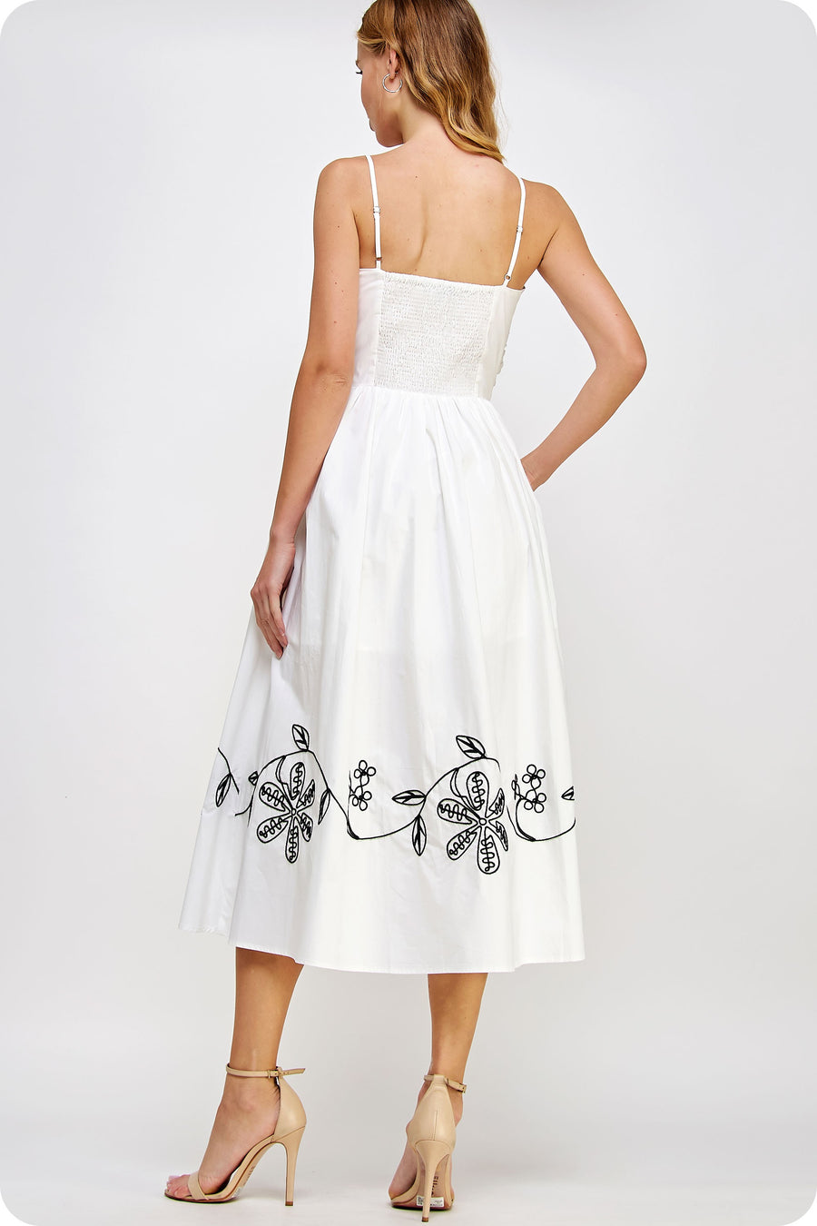 Pauline Dress-White