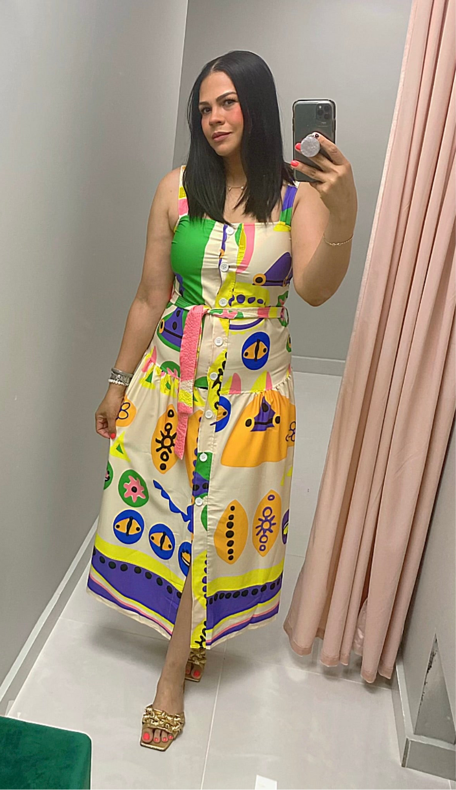 Pop Art Maxi Dress