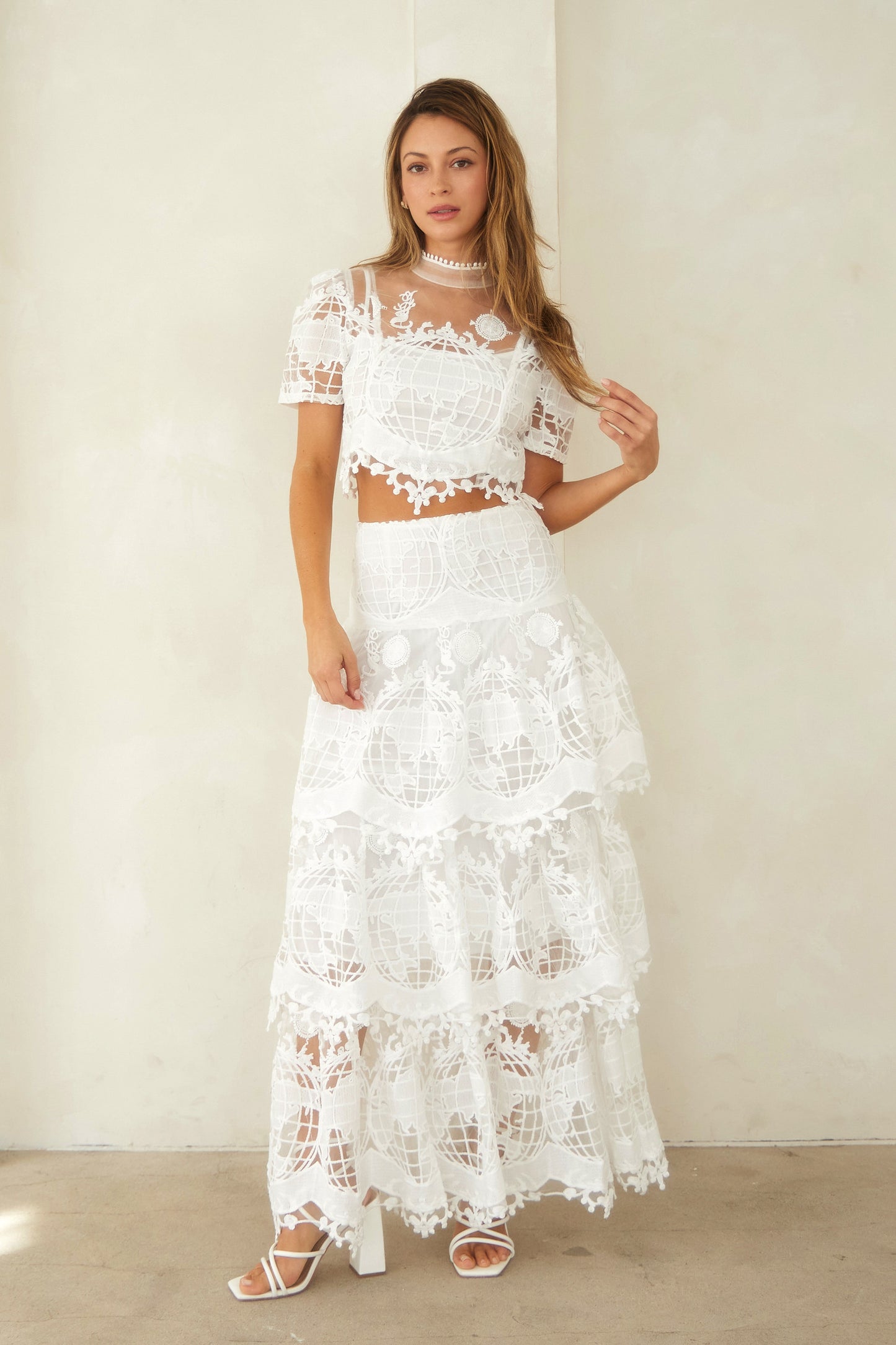 Sydney Lace Skirt Set