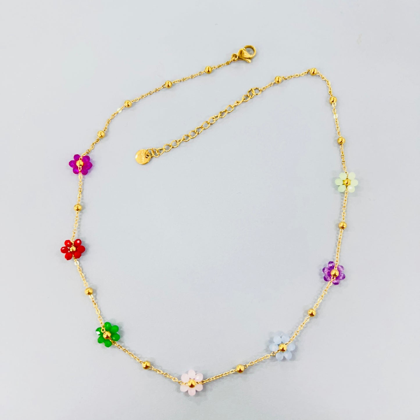 Flower Beads Necklace