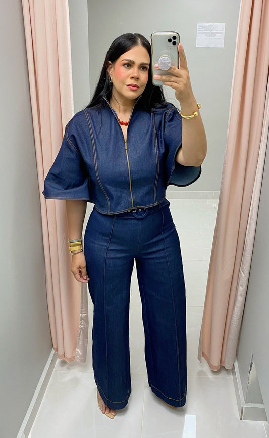 Tania Dark Denim Set