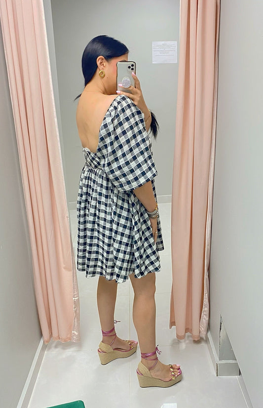Gianna Gingham Dress