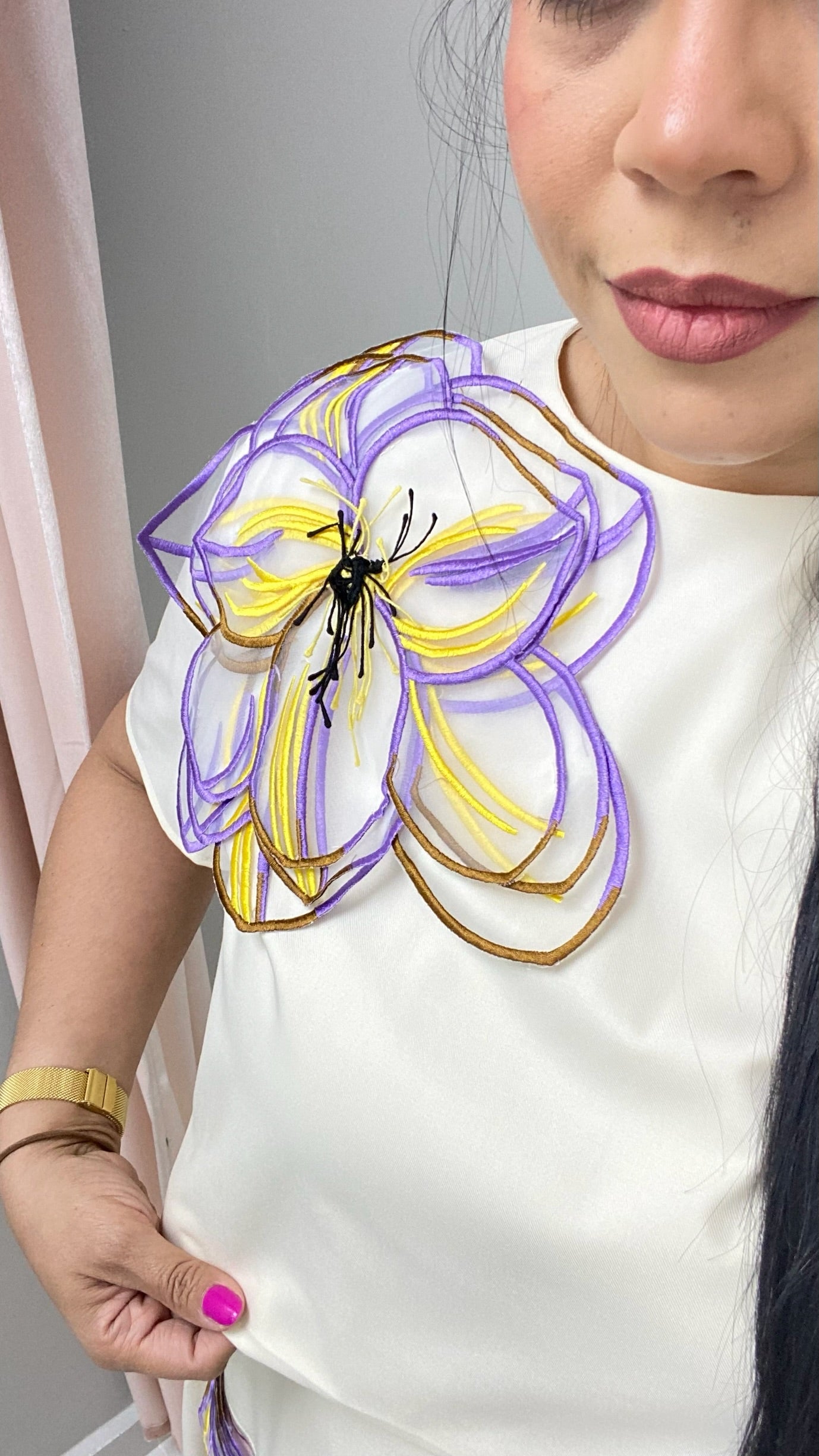 Kassandra Apricot Skirt Set