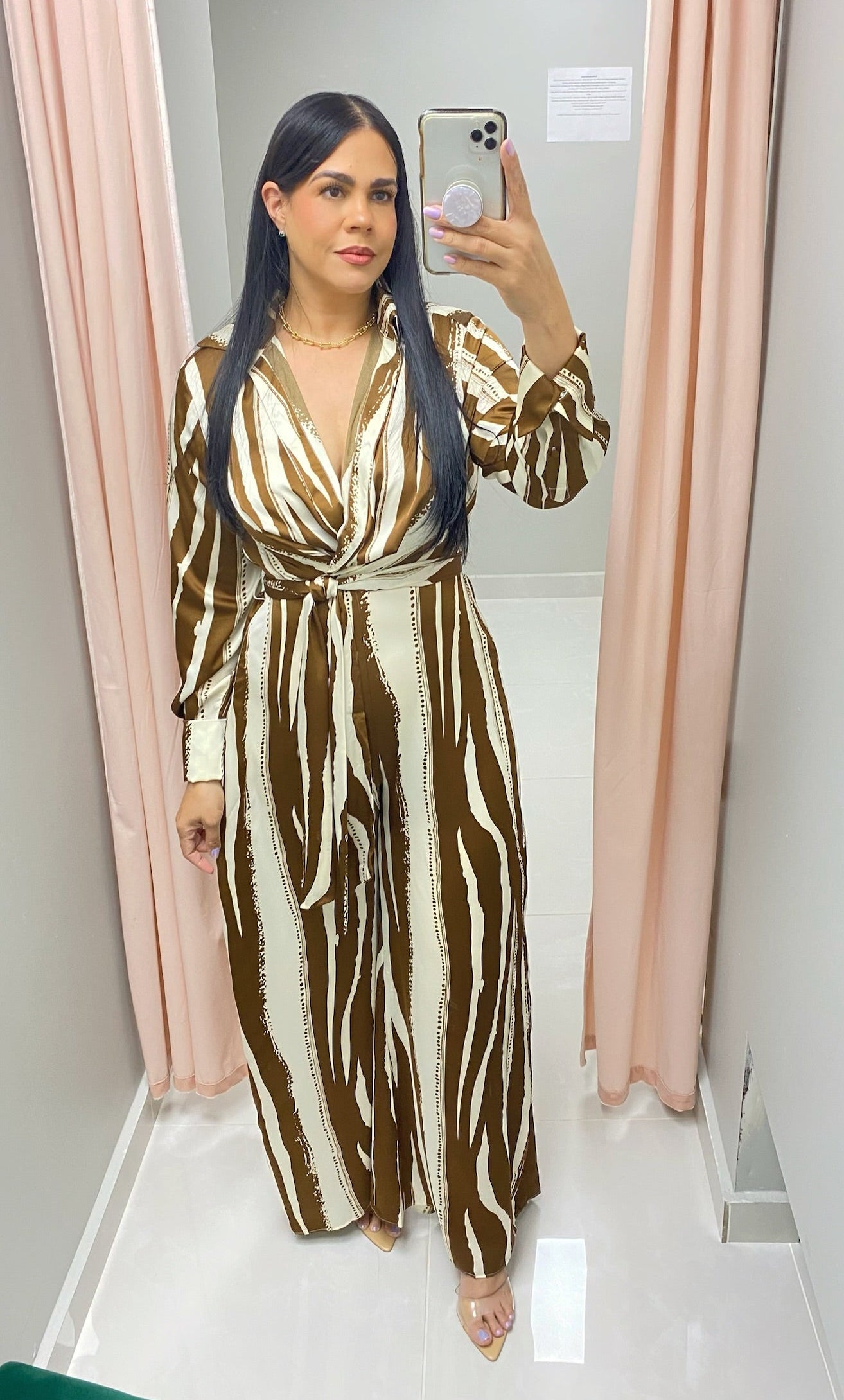 Aria Brown Jumpsuit