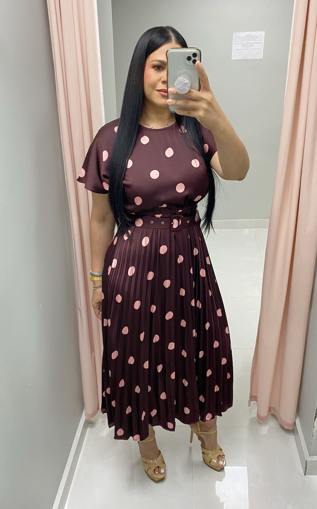 Sabina Polka Dot Dress