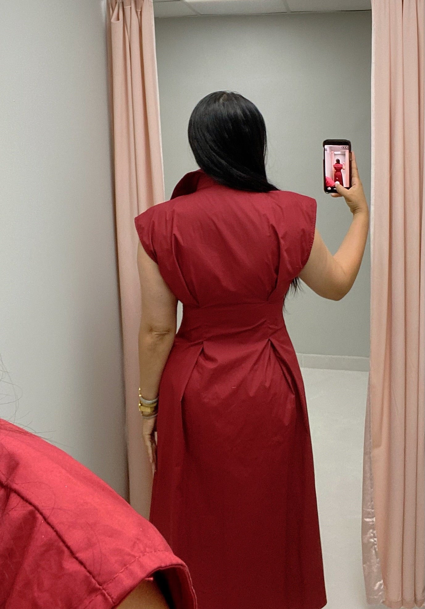 Cabernet Midi Solid Dress
