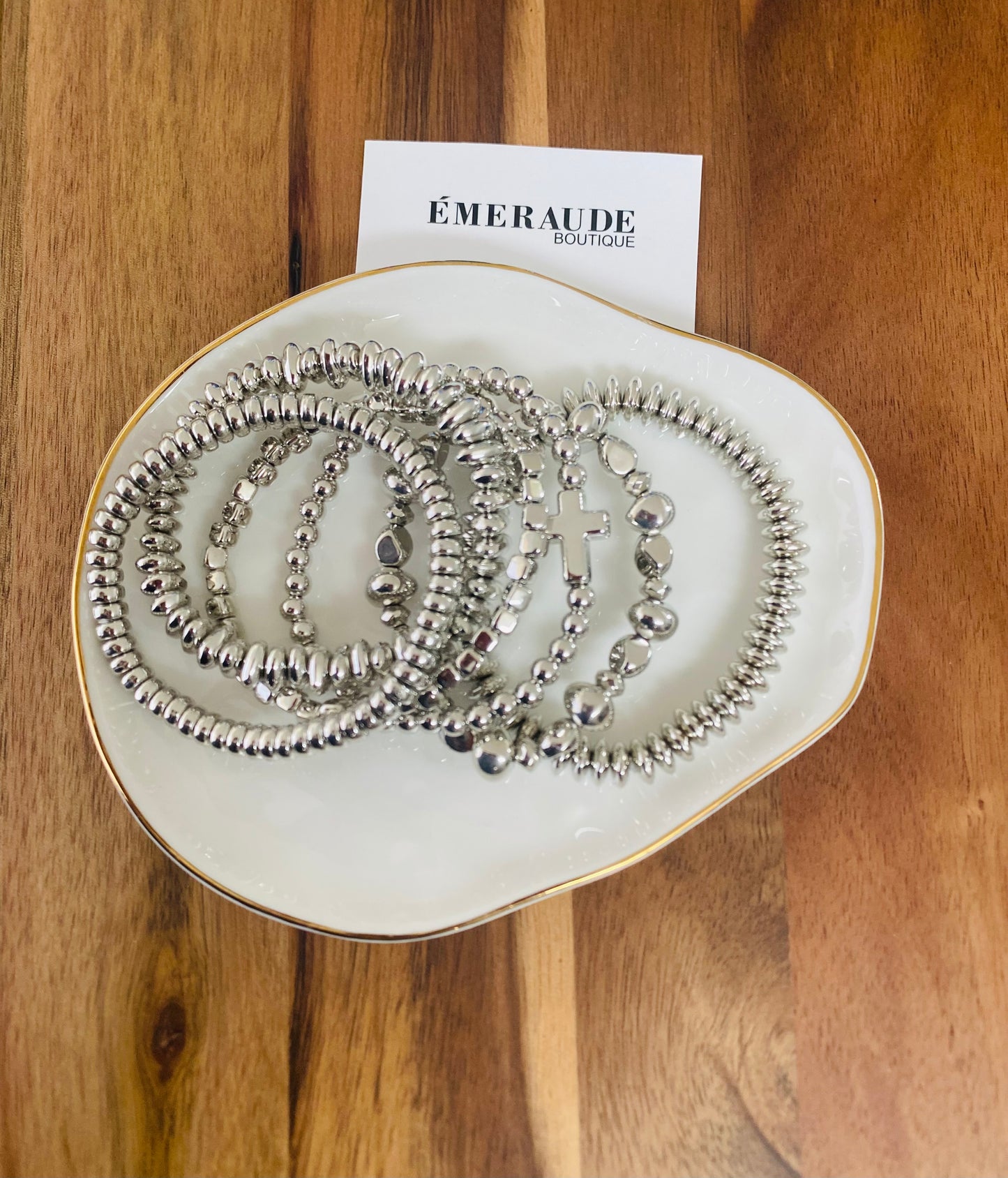 Gold or Silver Beads Bracelets