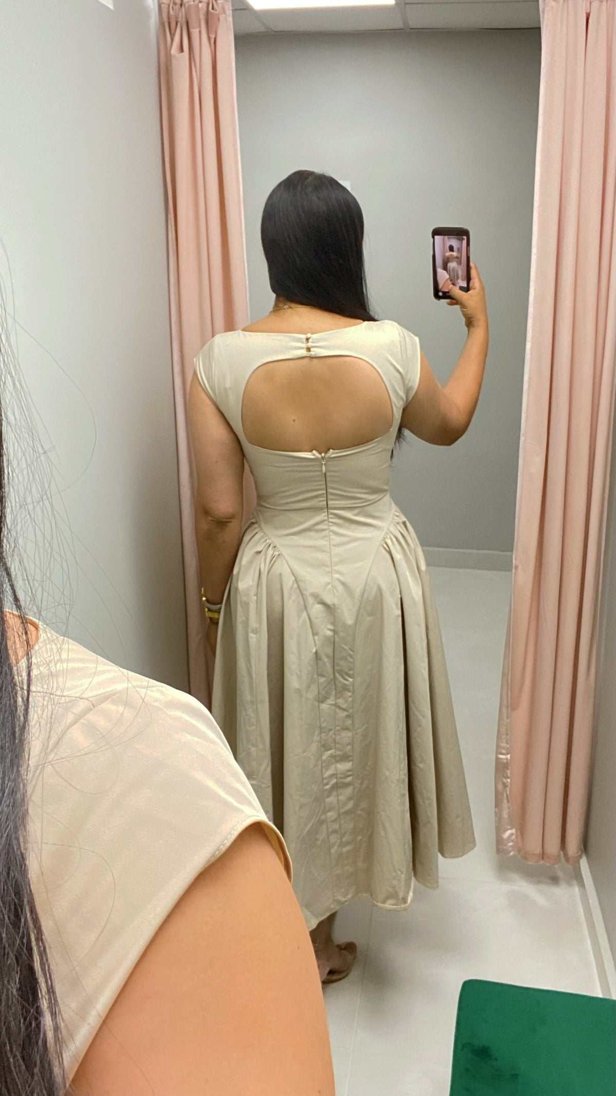 Taupe Midi Dress