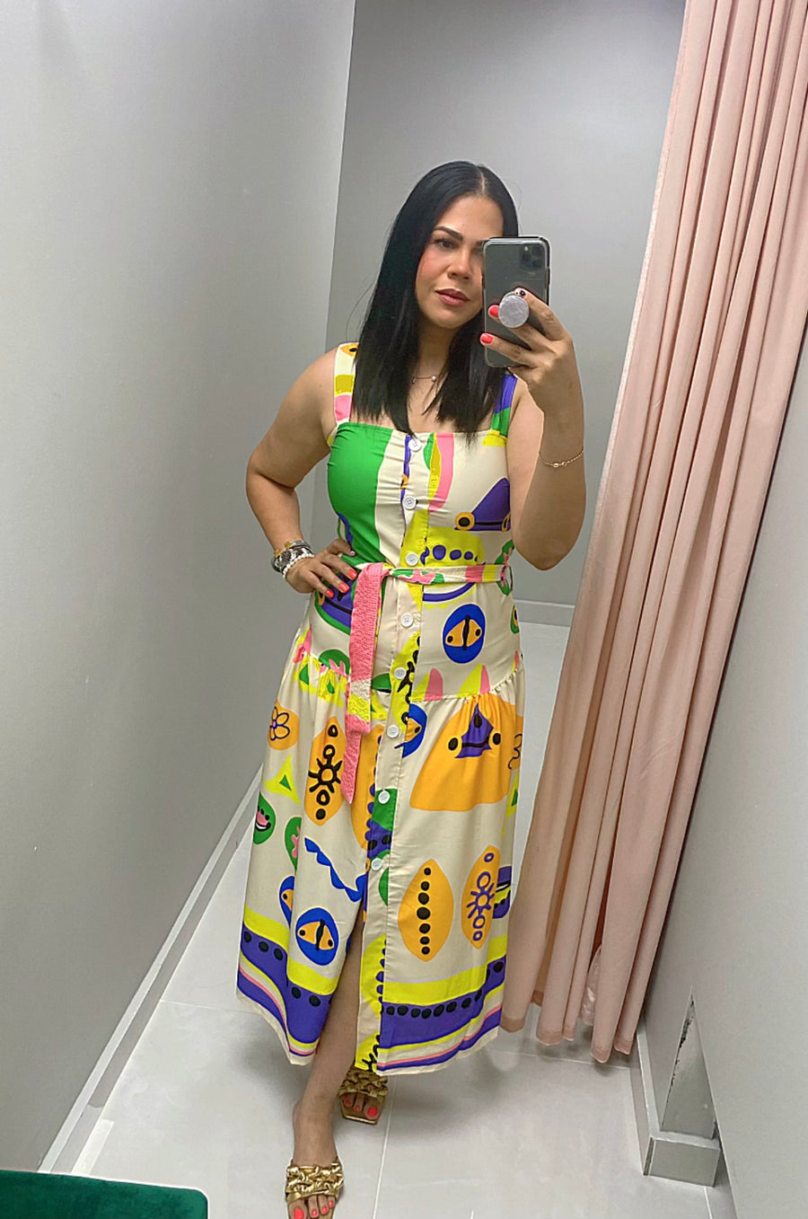 Pop Art Maxi Dress