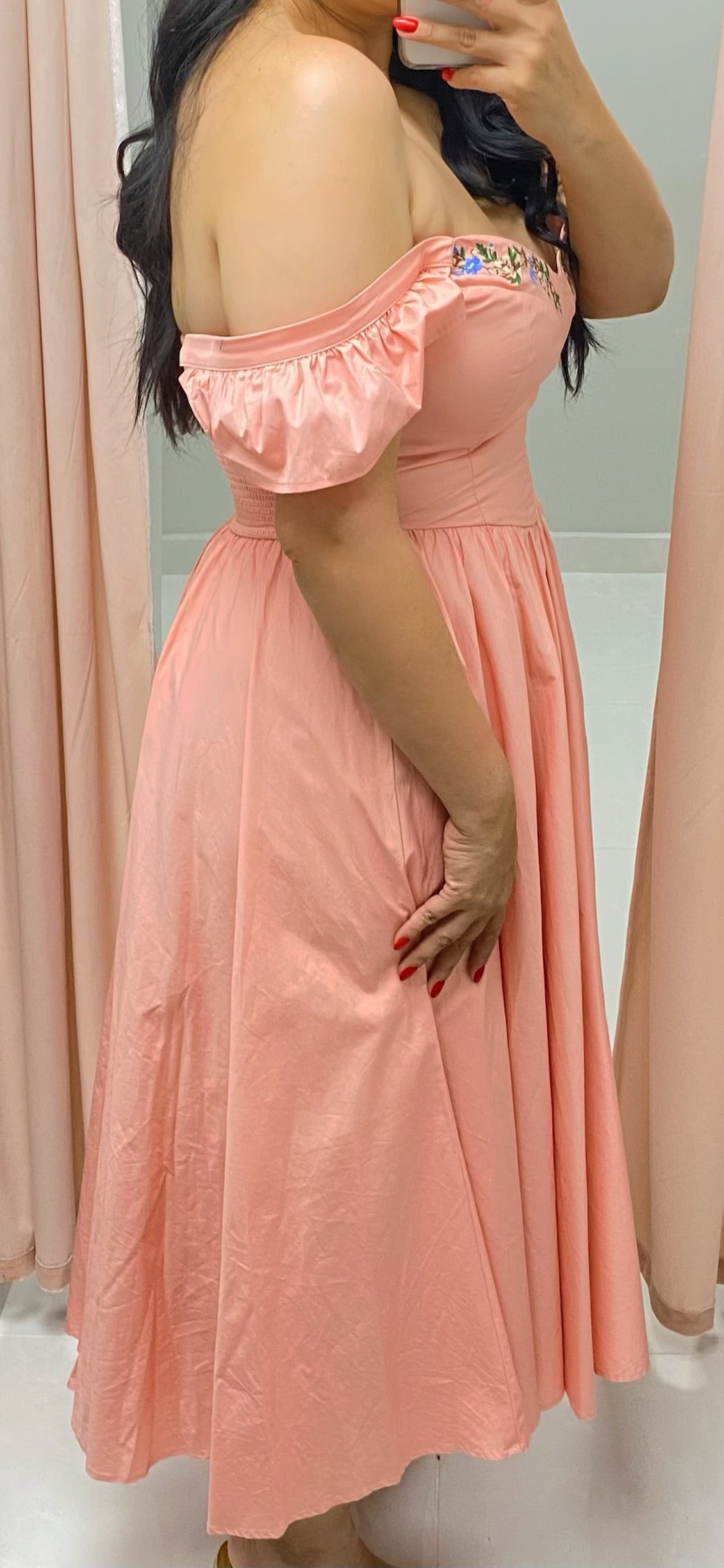 Rosé Bloom Dress