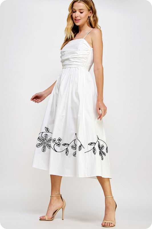 Pauline Dress-White