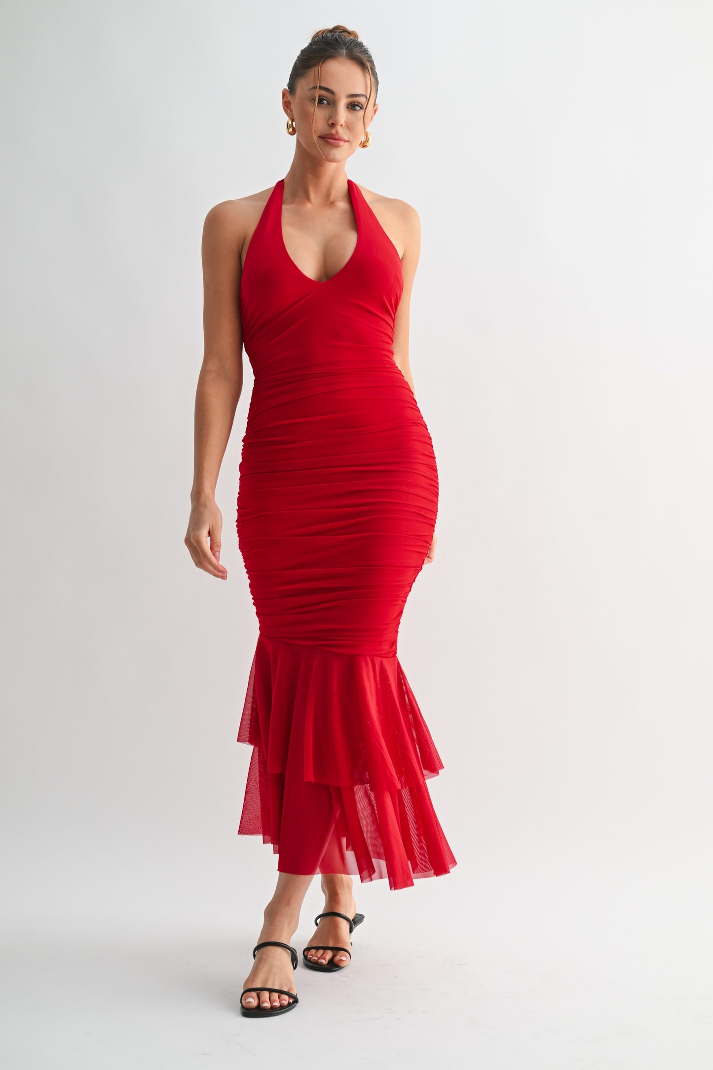 La Rouge Midi Dress