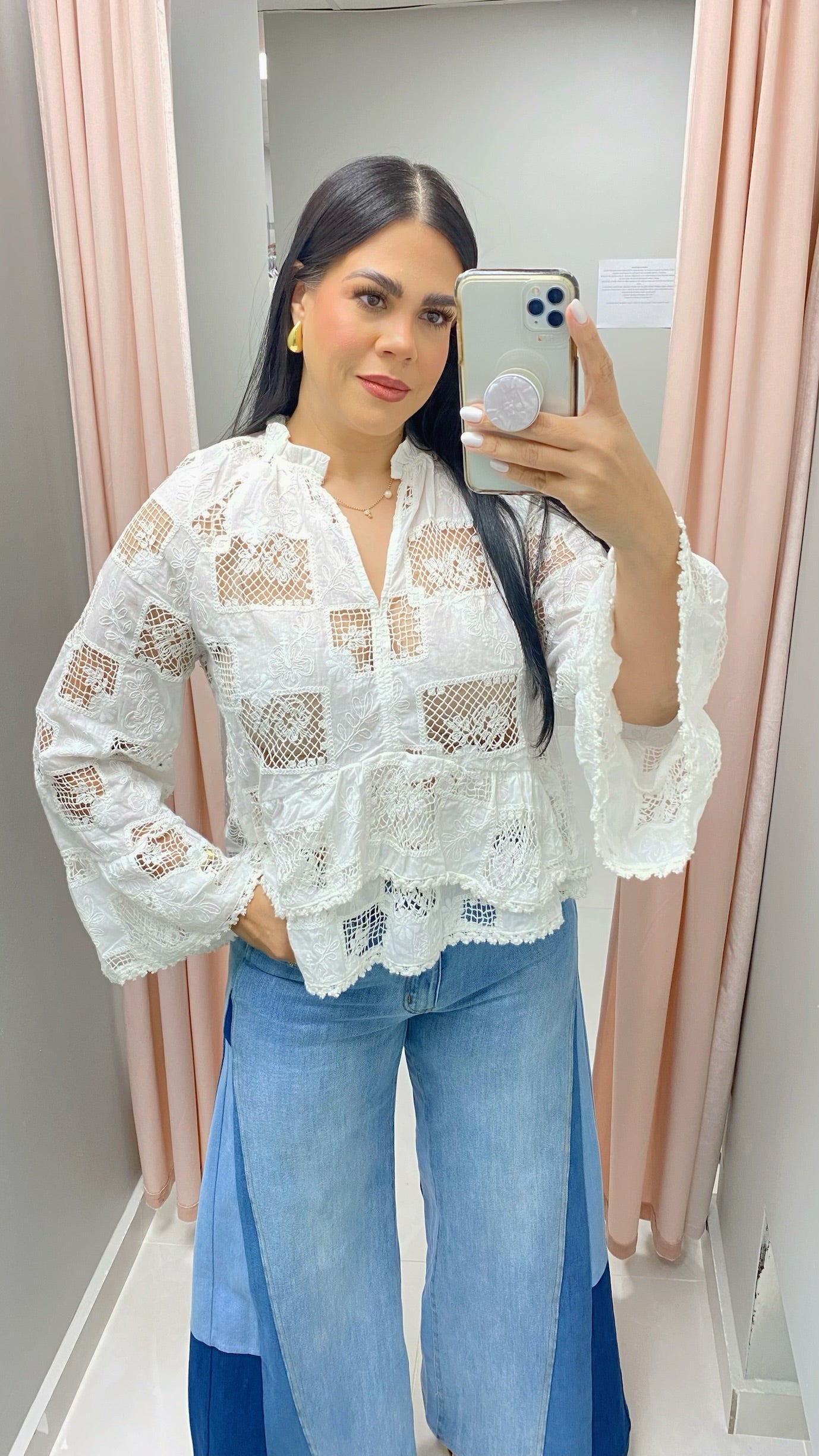 Élise Lace Blouse