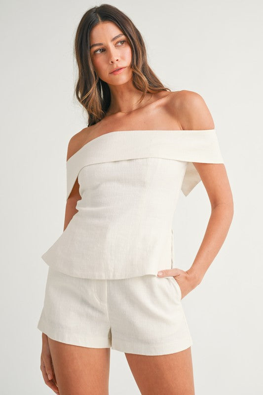 Alaïa Linen Short Set
