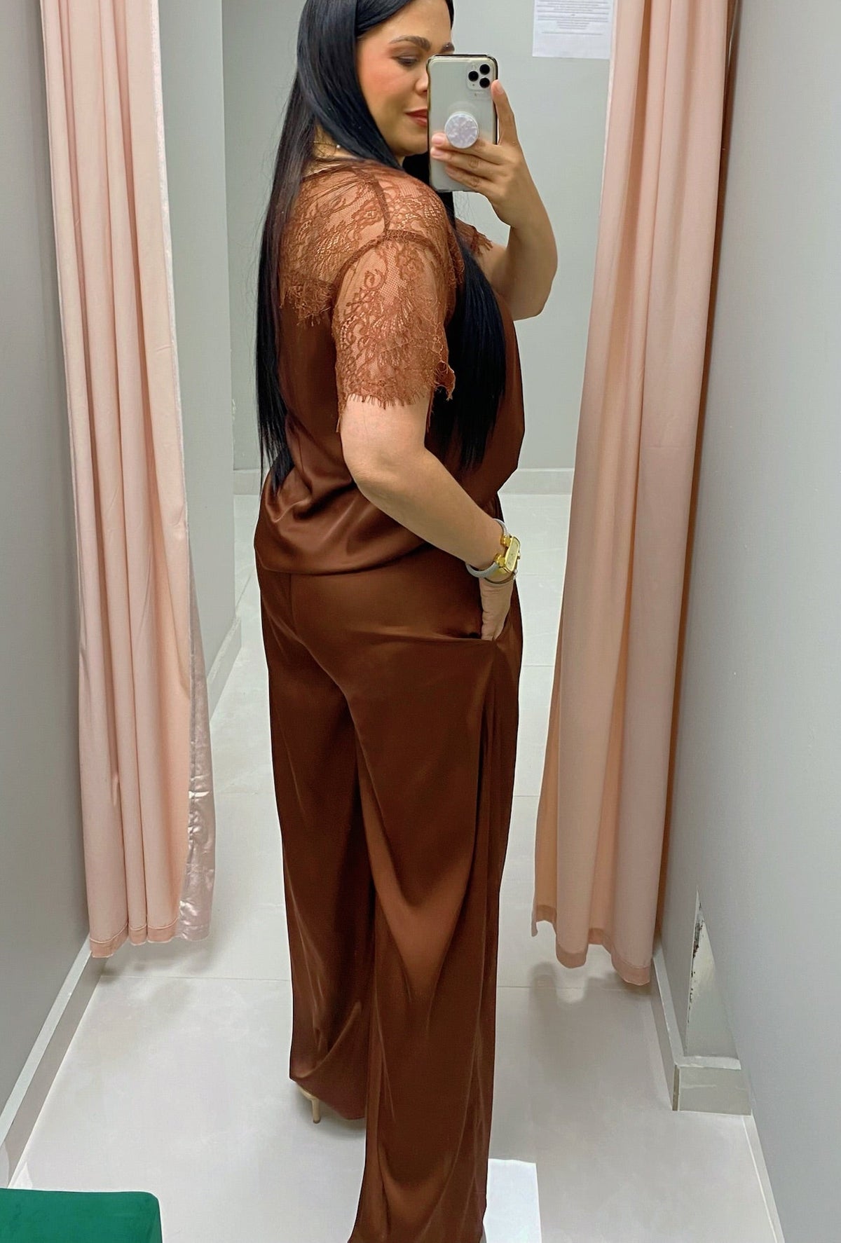 Norma Chocolate Pant Set