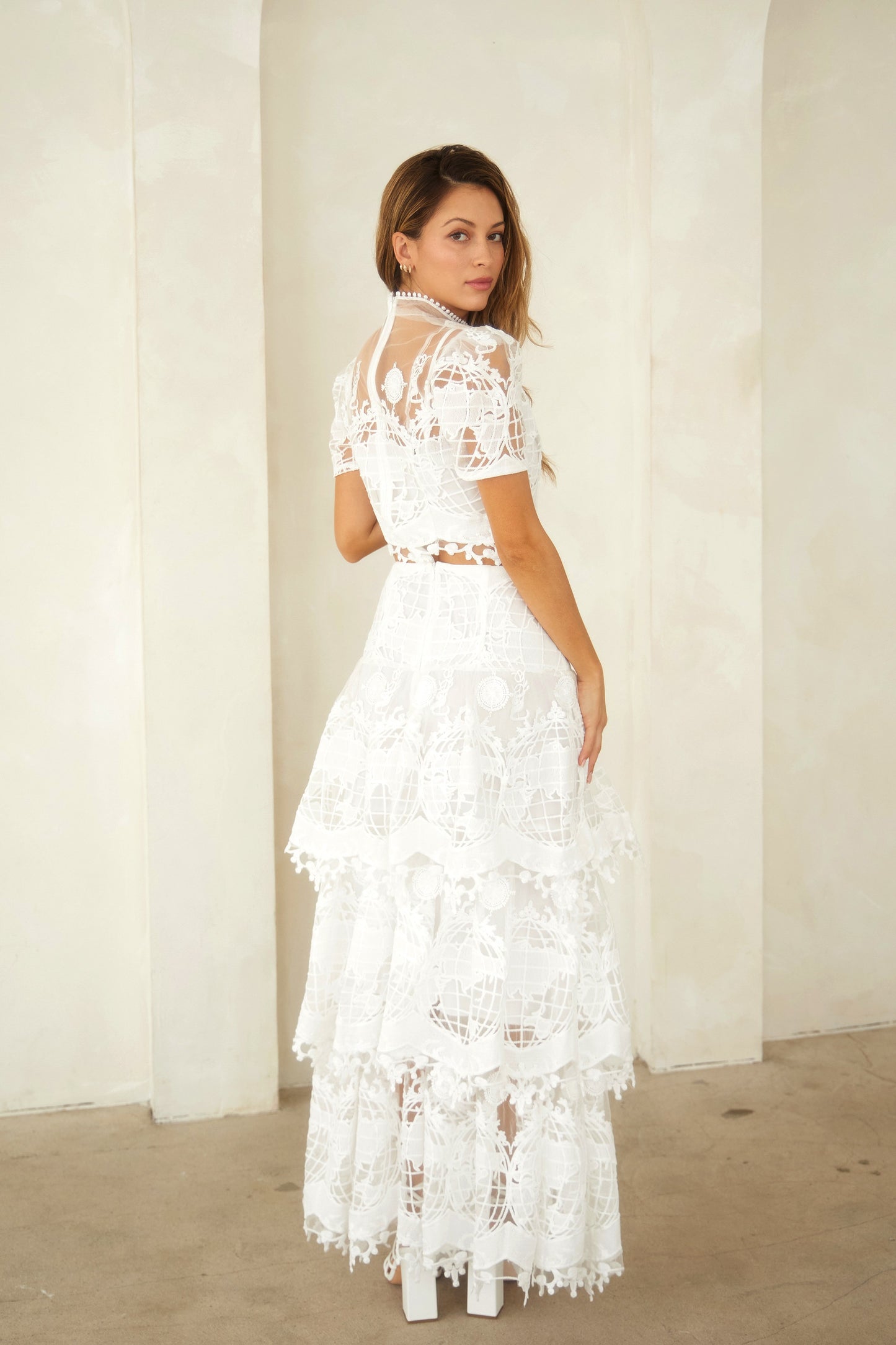 Sydney Lace Skirt Set