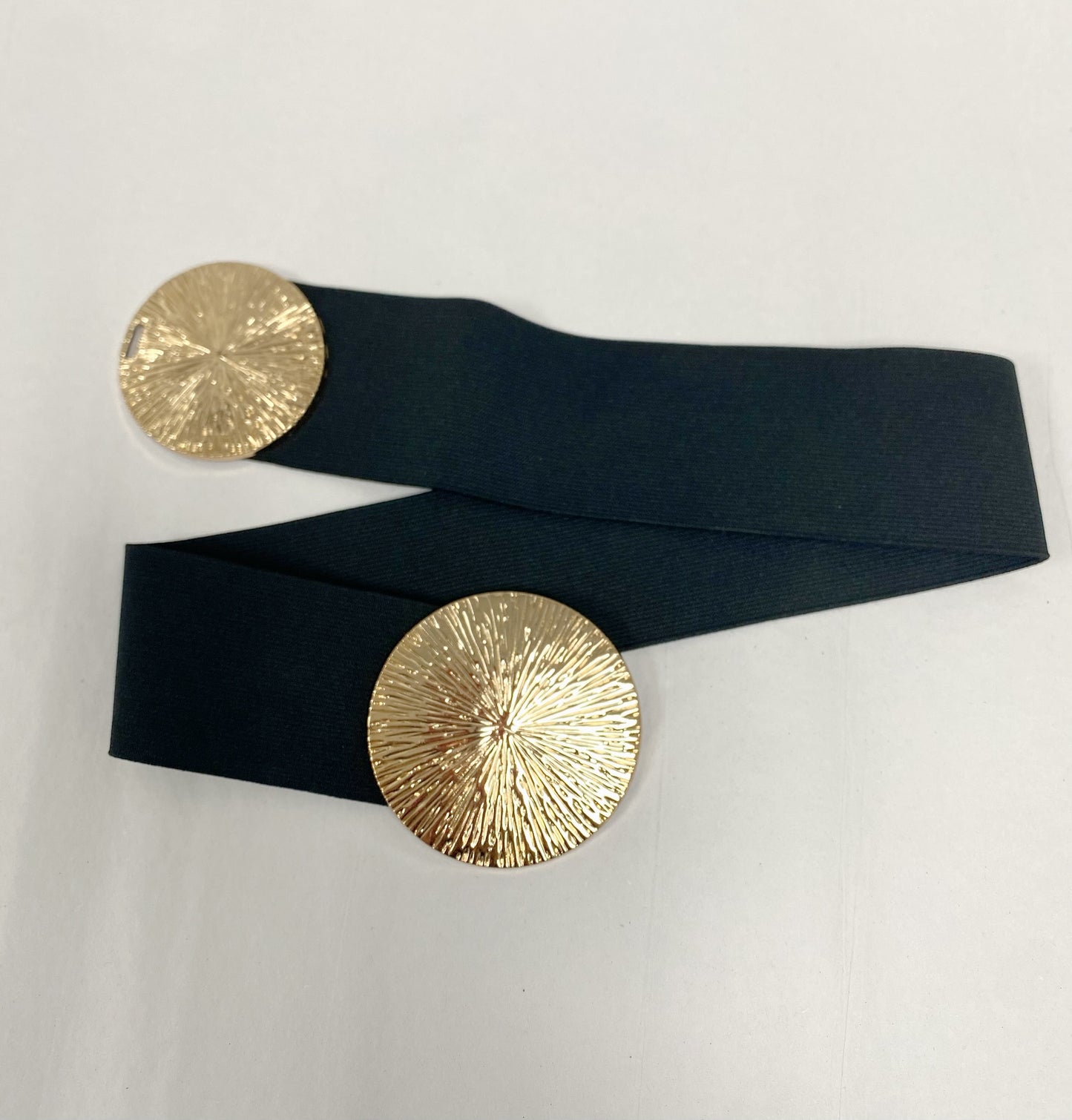 Circle Gold Buckle Belt