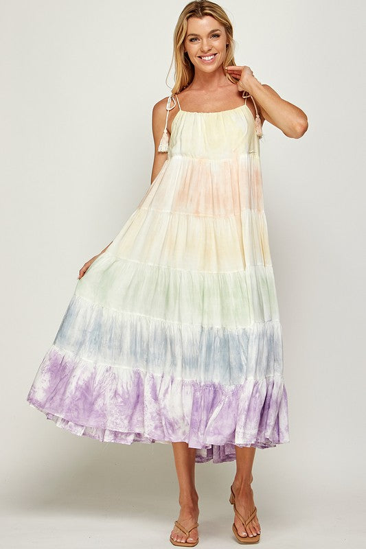 Rainbow Maxi Dress