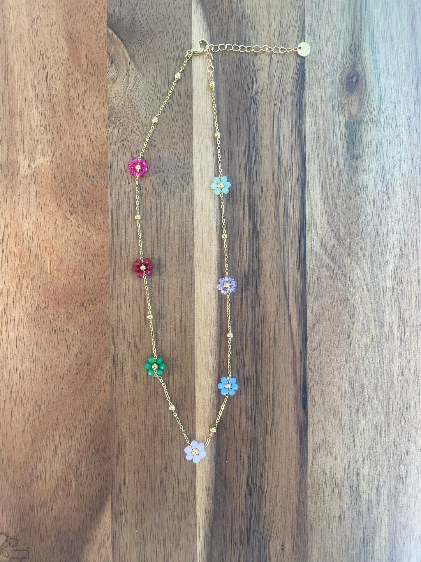 Flower Beads Necklace