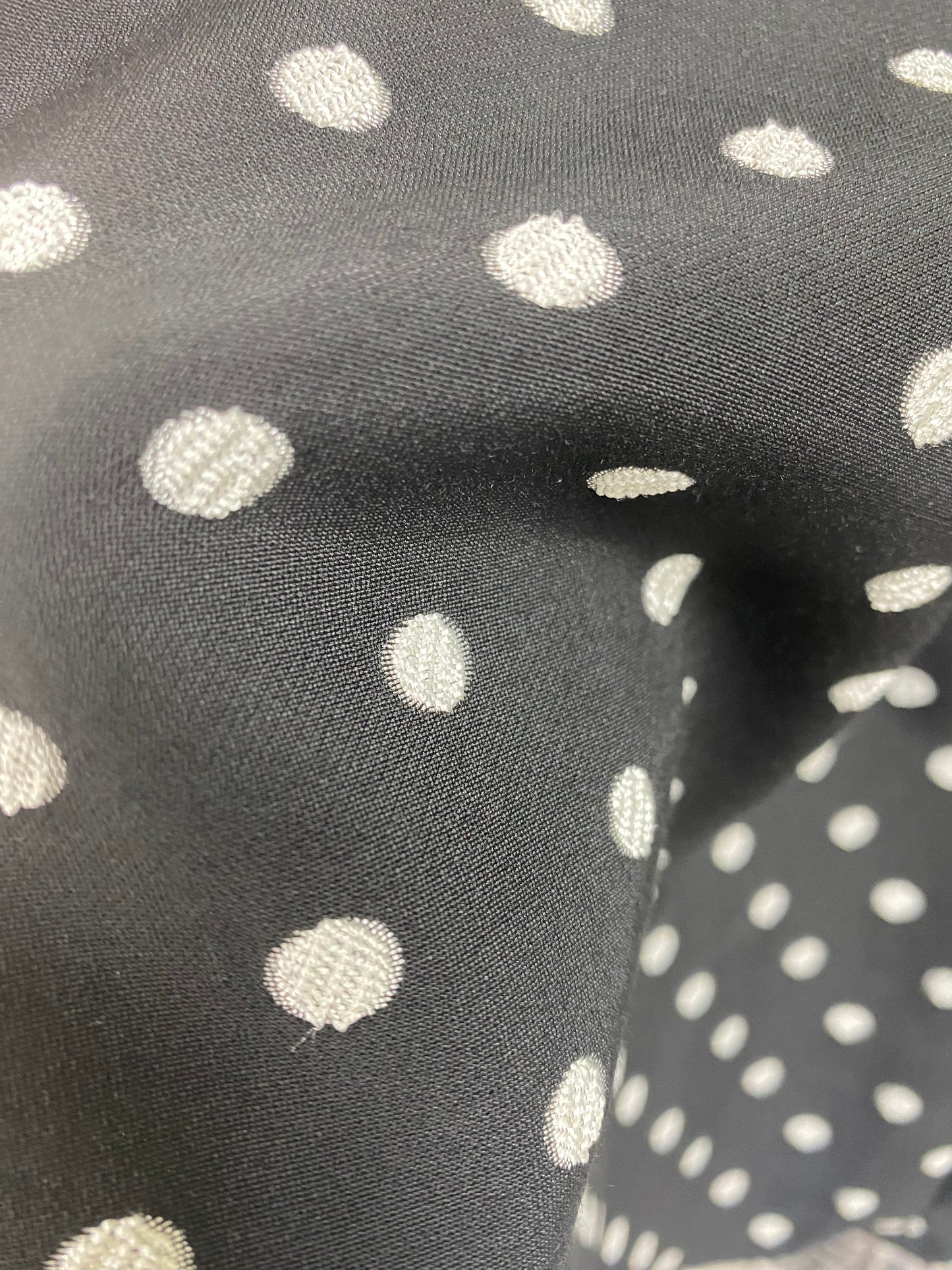 Black Polka Dot Skirt Set