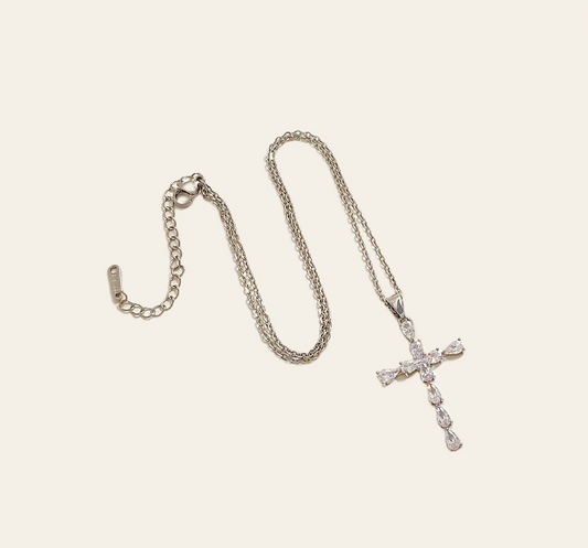 Silver Cross Necklace
