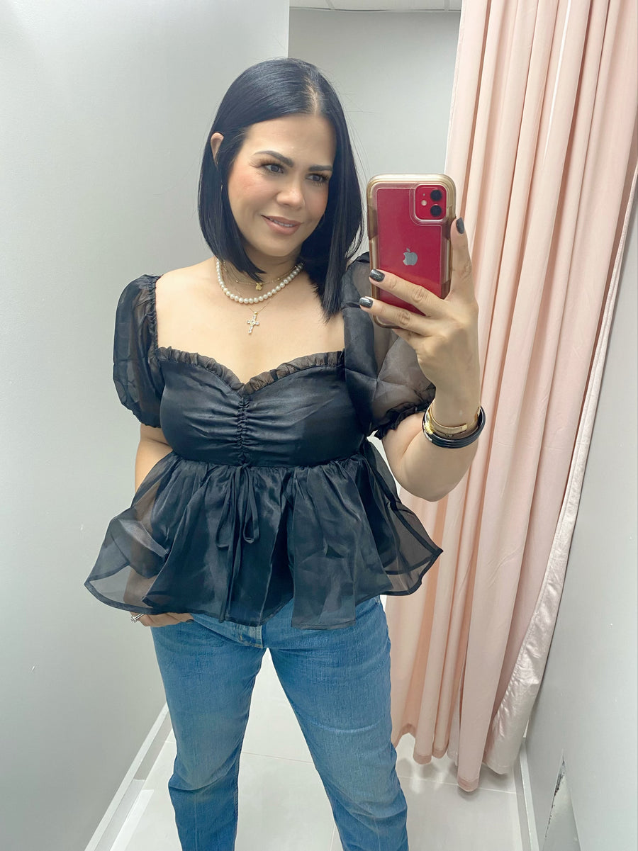 Romantic Organza  Top