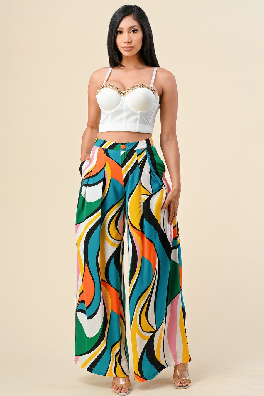 Multi color Palazzo Pants