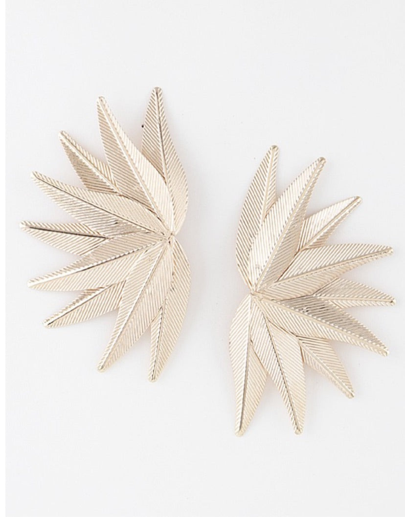 Leaf Stud Earrings