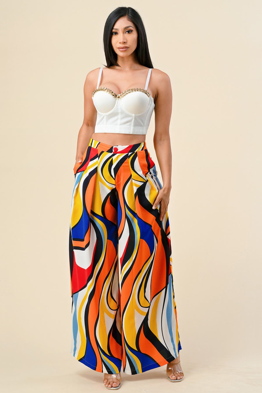 Multi color Palazzo Pants