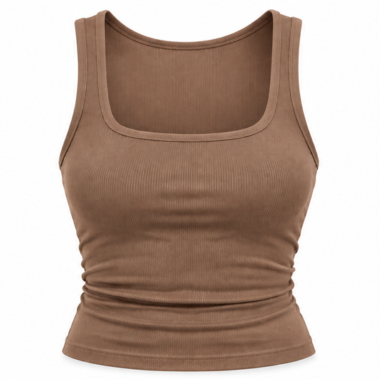Sand Knit Basic Top