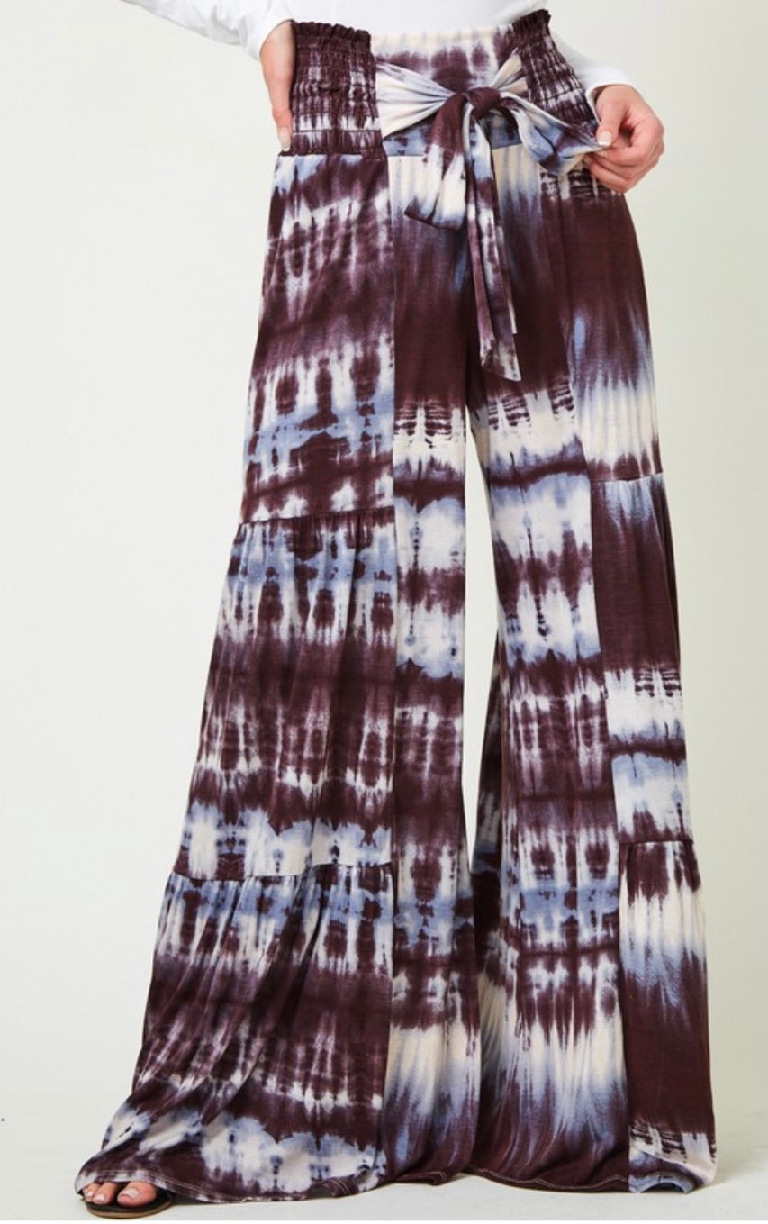 Tie-Dye Palazzo Pants