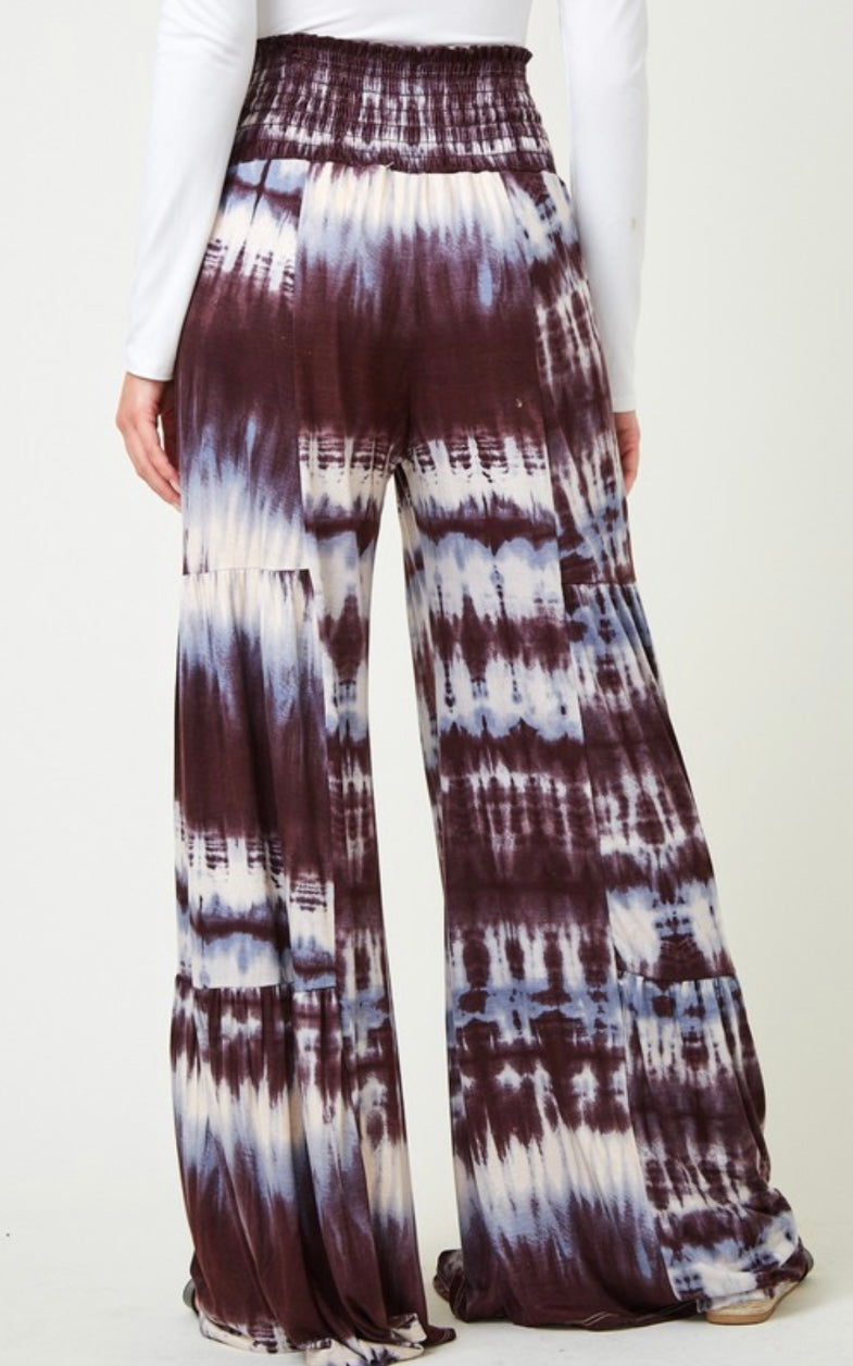 Tie-Dye Palazzo Pants