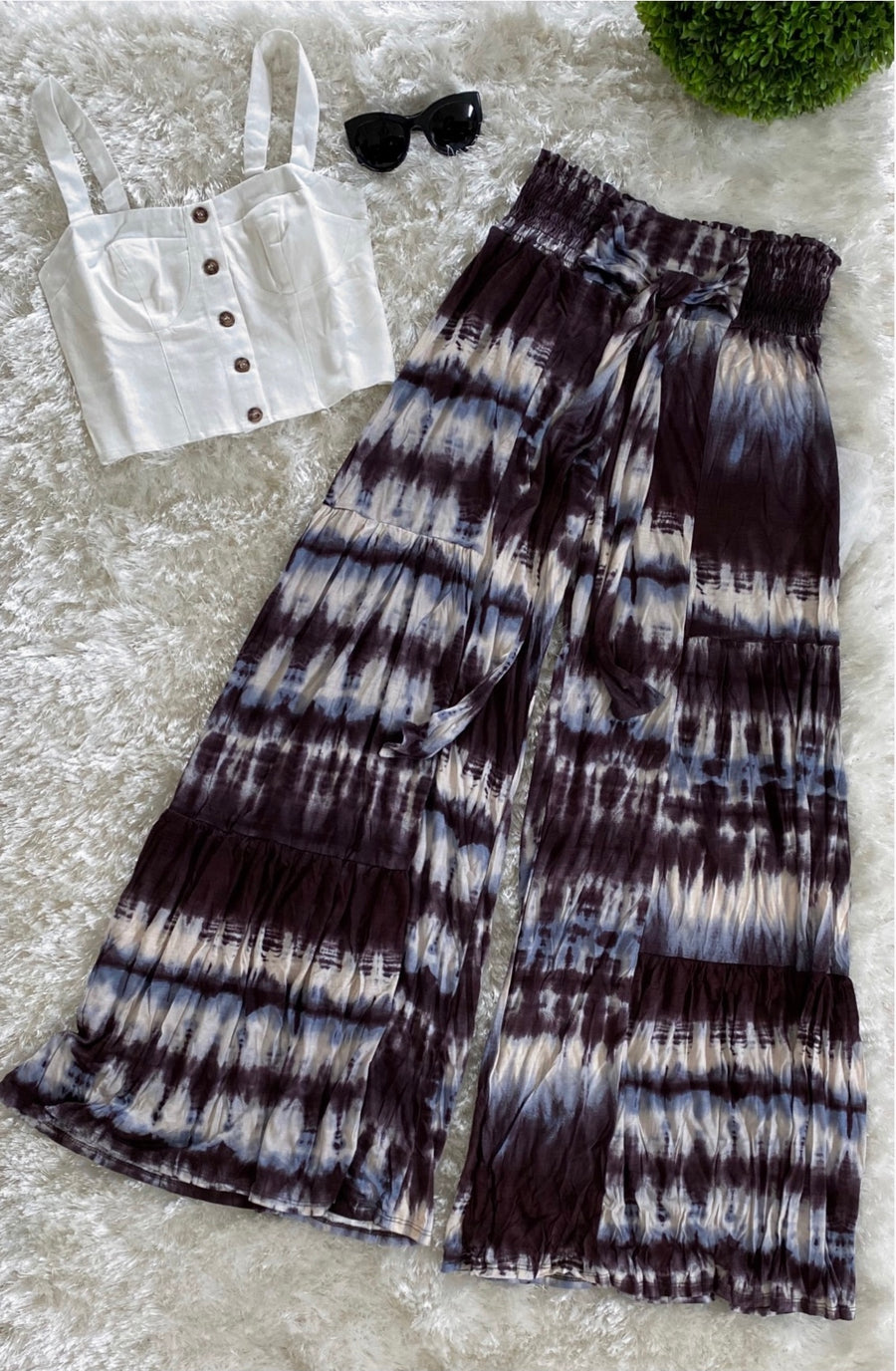 Tie-Dye Palazzo Pants