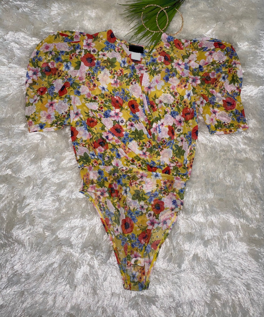 Floral Print Bodysuit