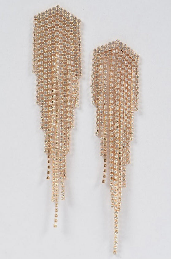 Chandelier Rhinestone Earrings